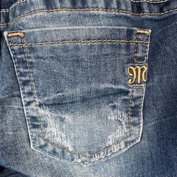 Miss Me Jeans Womens 27 Exposed Button Fly Thick Stitched Western Cowgirl Boot - Picture 7 of 15